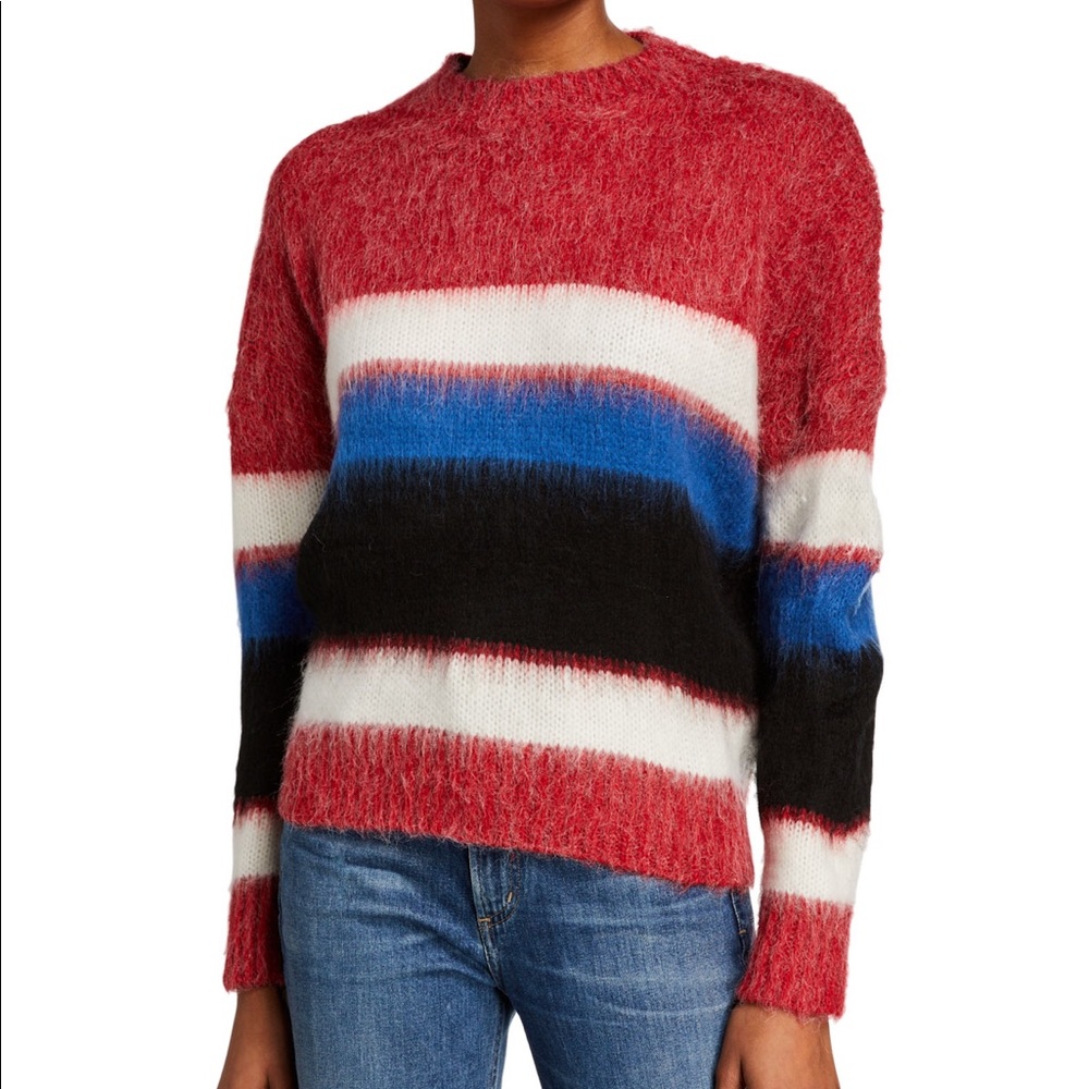 NWT RAGA RED PULLOVER CREWNECK SWEATER SMALL